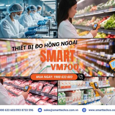 SMART VM700: GIẢI PHÁP LÝ TƯỞNG CHO MỌI YÊU CẦU GIÁM SÁT NHIỆT ĐỘ, TỪ KHO LẠNH ĐẾN QUẦY TRƯNG BÀY SIÊU THỊ.